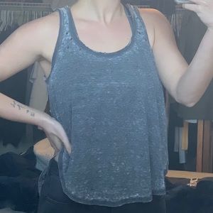 Black/grey tank